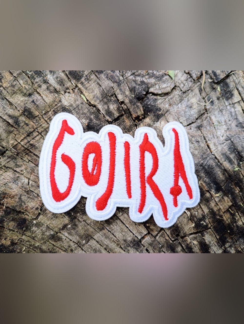 BAND PATCH- Gojira (White)